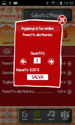 StaseraSagra android App screenshot 2